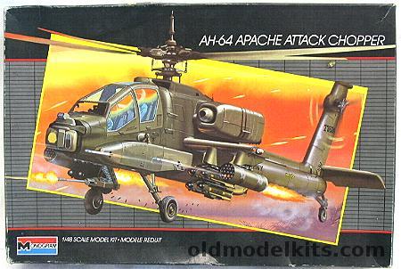 Monogram 1/48 AH-64 Apache Attack Helicopter, 5443 plastic model kit